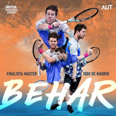 Ariel Behar hace historia y es finalista del Master 1000 de Madrid
